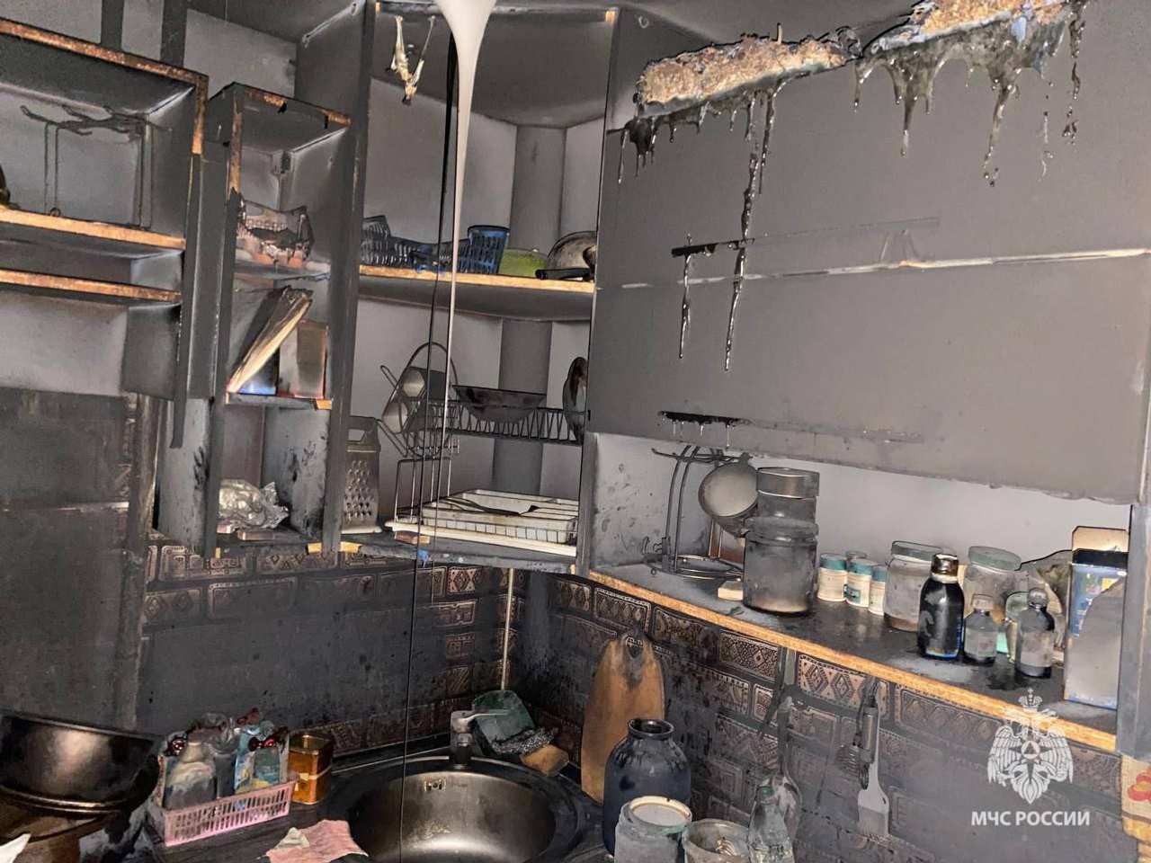 В Салавате во время пожара погибла пожилая женщина