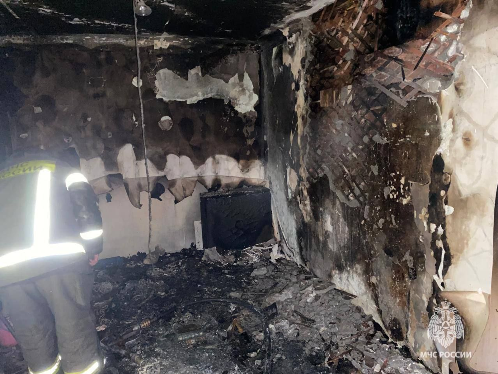 В Салавате во время пожара погибла пожилая женщина