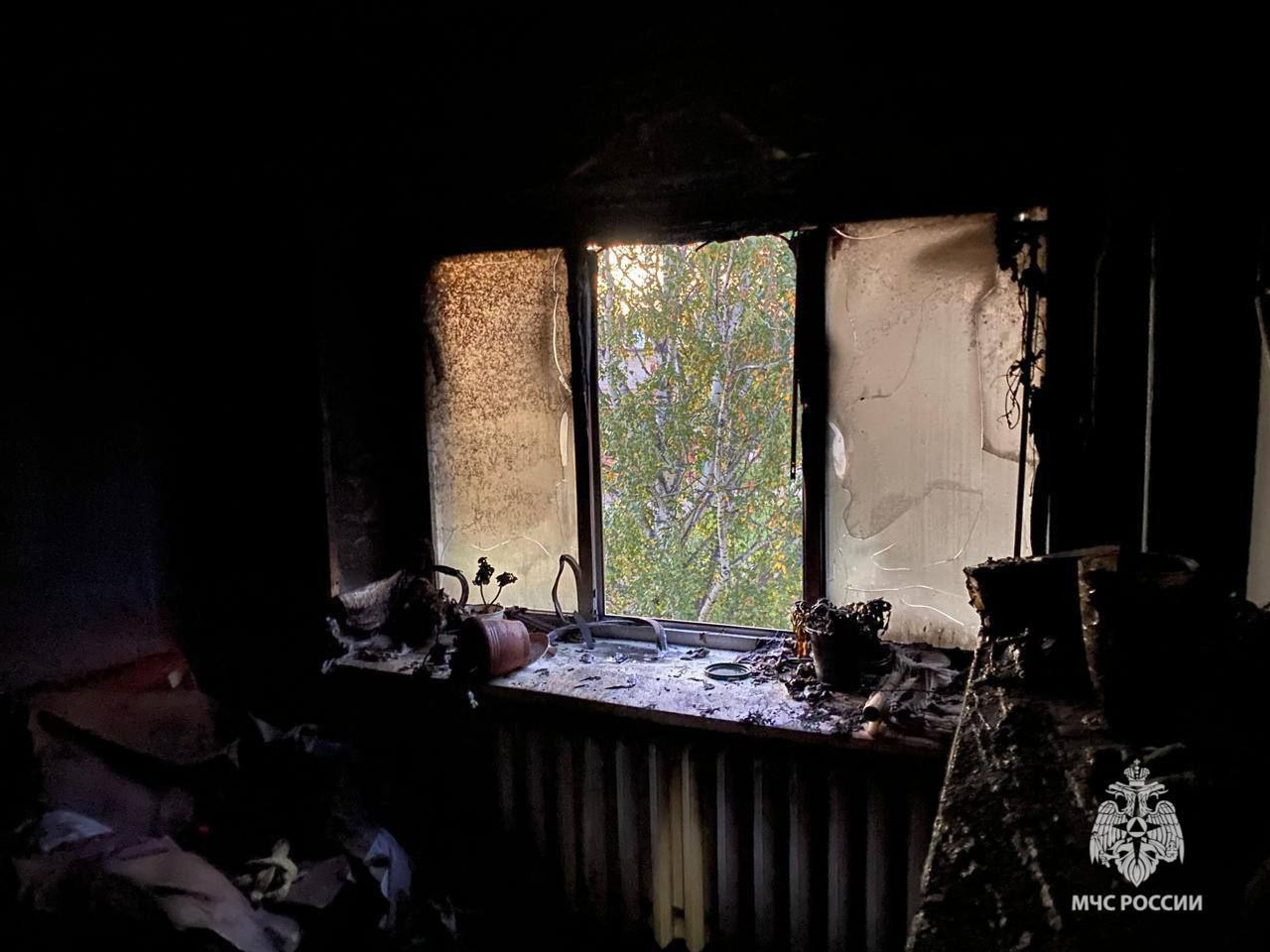 В Салавате во время пожара погибла пожилая женщина