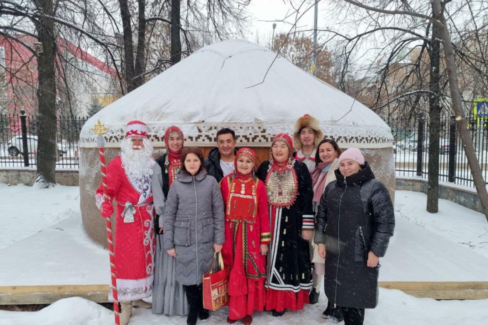 В Уфе открылась новая туристическая достопримечательность – юрта башкирского Деда Мороза – Актун-бабая