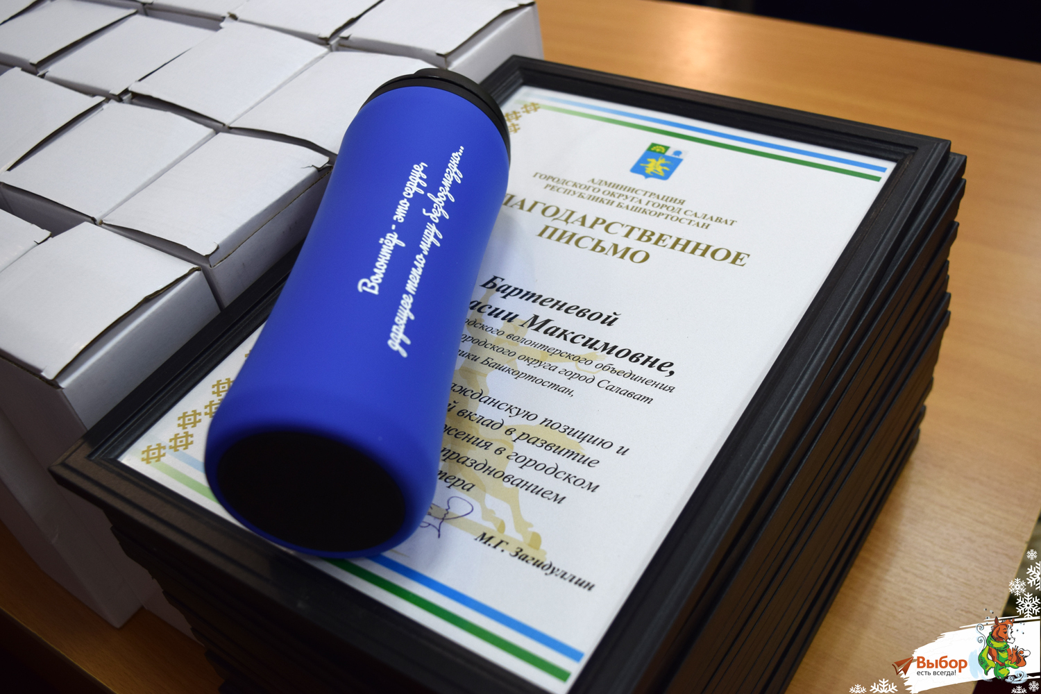 В Салавате наградили активных волонтёров