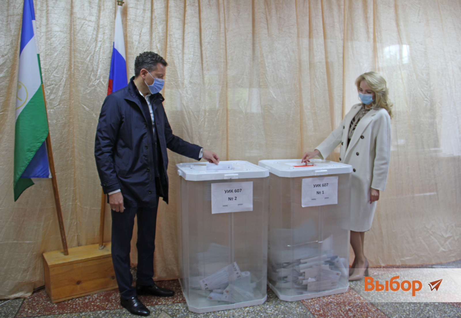 Мэр города Салавата Игорь Миронов проголосовал на участке №607