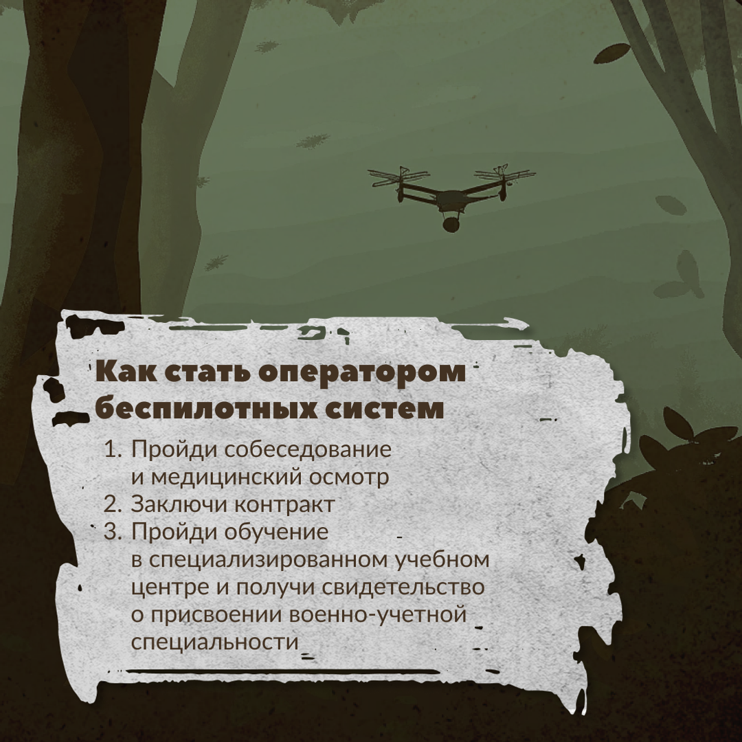 Преимущества службы в войсках беспилотных систем