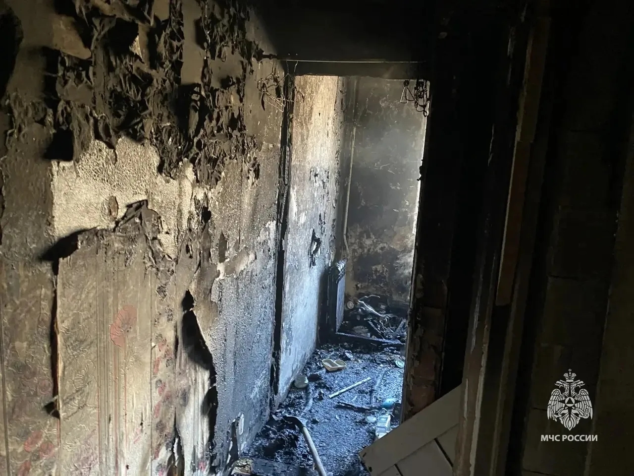 В Салавате при пожаре пострадал ребёнок