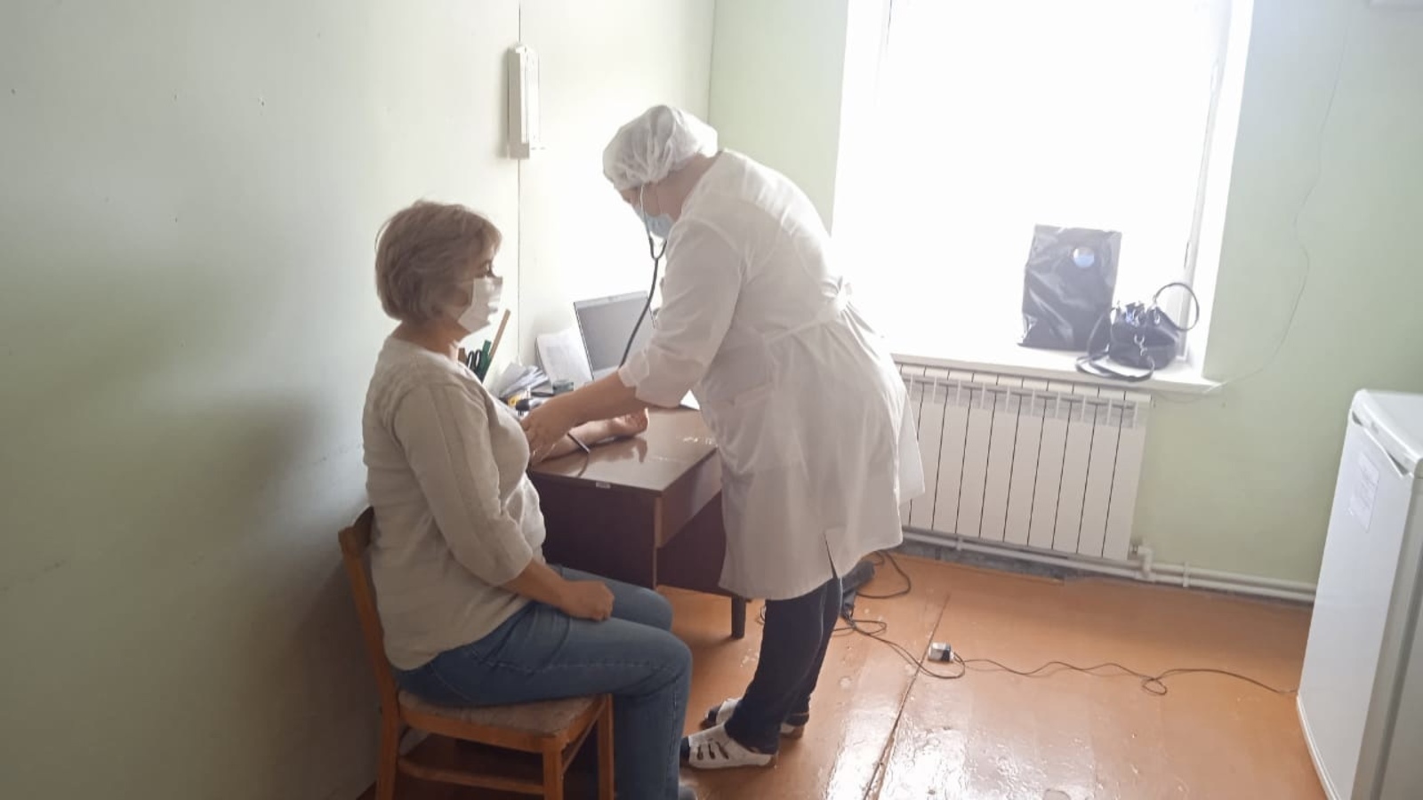 В Буздякском районе Башкирии мобильные пункты вакцинации открыты рядом с избирательными участками