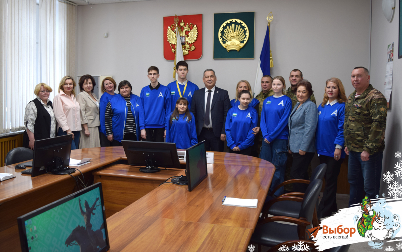 Мэр Салавата встретился с победителями чемпионата «Абилимпикс»
