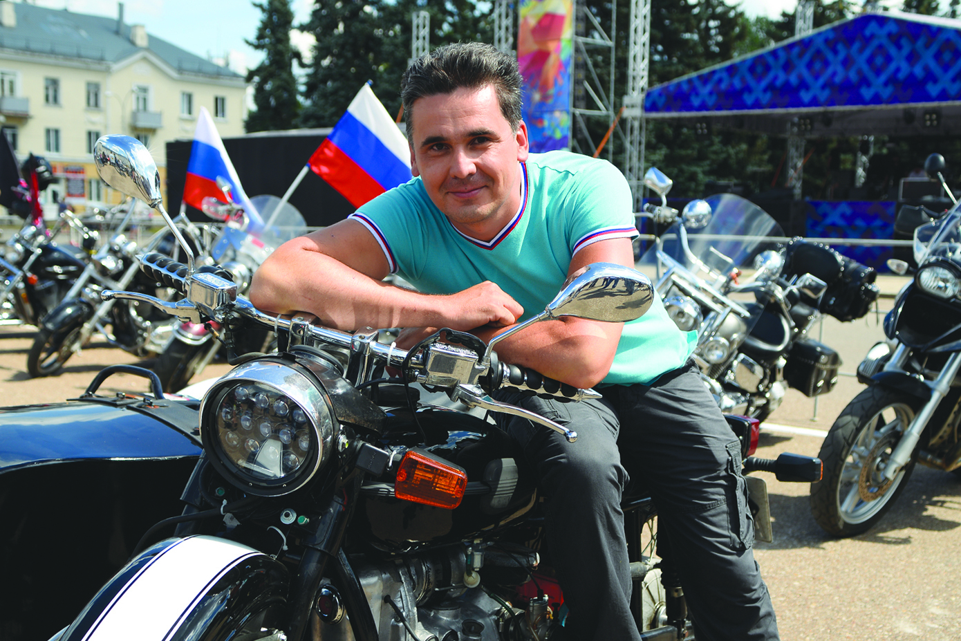 В Башкирии живет умелец, который собирает мотоциклы с историей