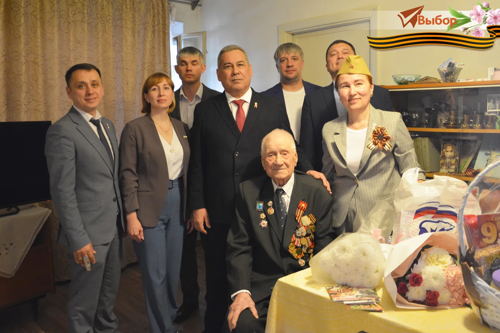 В Салавате поздравили ветерана Великой Отечественной войны Николая Косенко