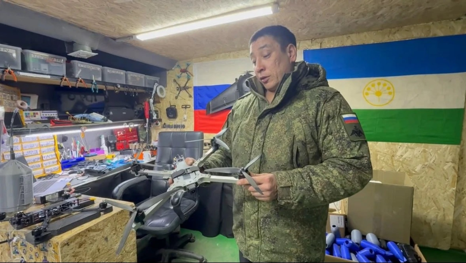 Боец «Матроскин» рассказал о дронах из Башкирии