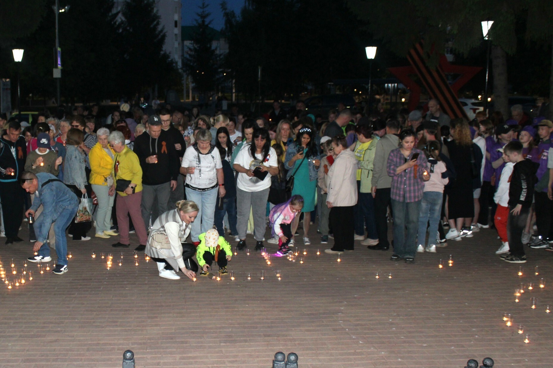 В Салавате прошла акция "Свеча памяти"