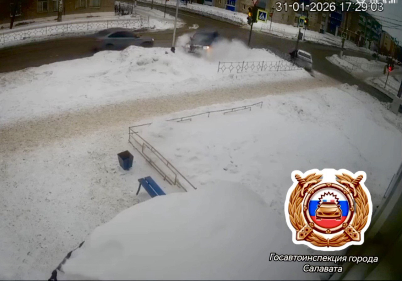 Улица Чапаева в Салавате: два ДТП за один день